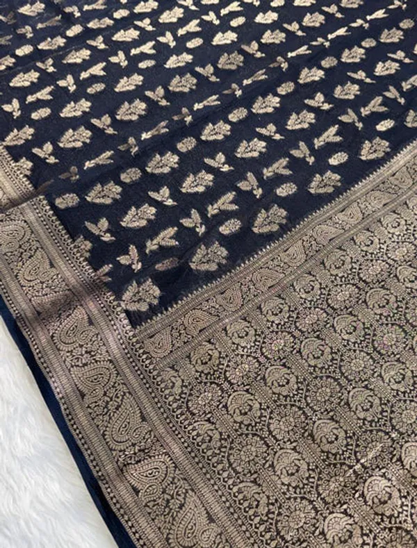 Black_Georgette_Banarasi_Saree