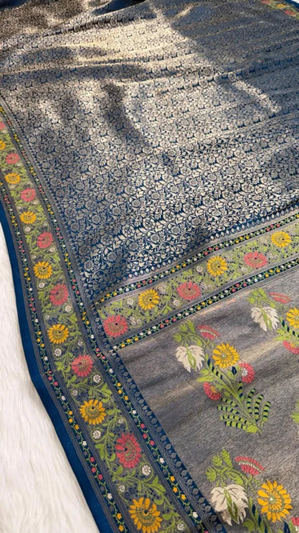 Blue_Semisilk_Banarasi_Saree