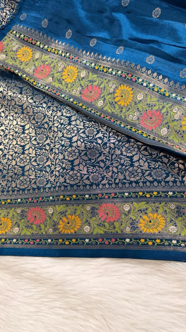 Blue_Semisilk_Banarasi_Saree