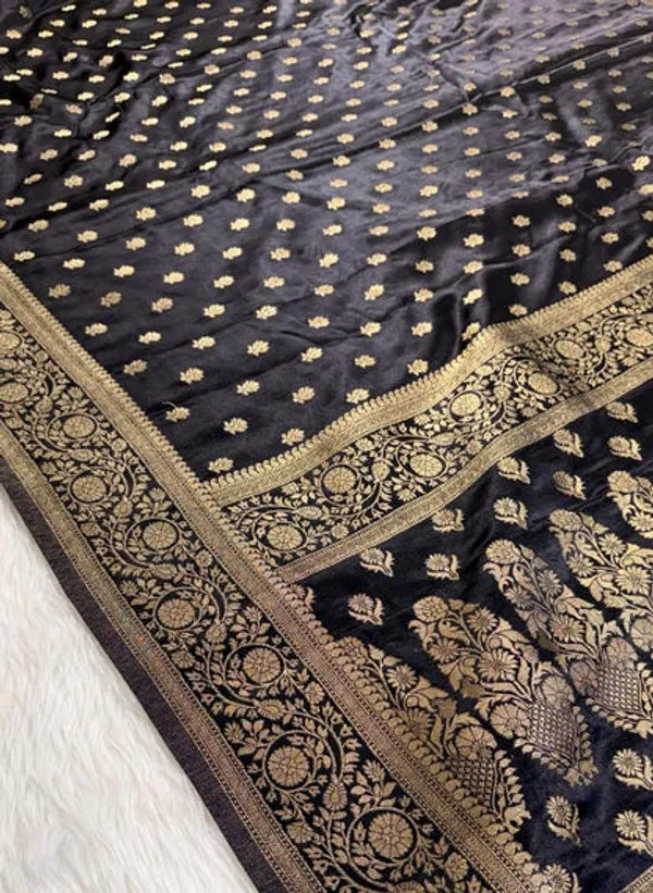 Black_Satin_Banarasi_Saree
