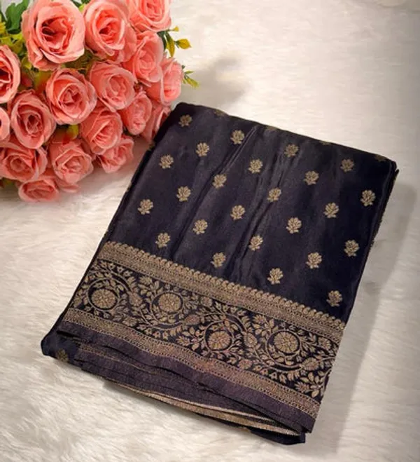 Black_Satin_Banarasi_Saree
