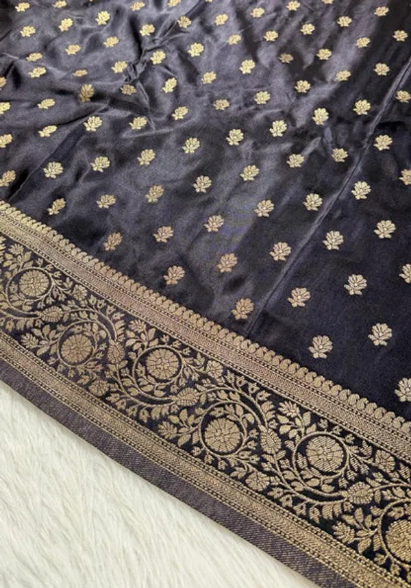 Black_Satin_Banarasi_Saree