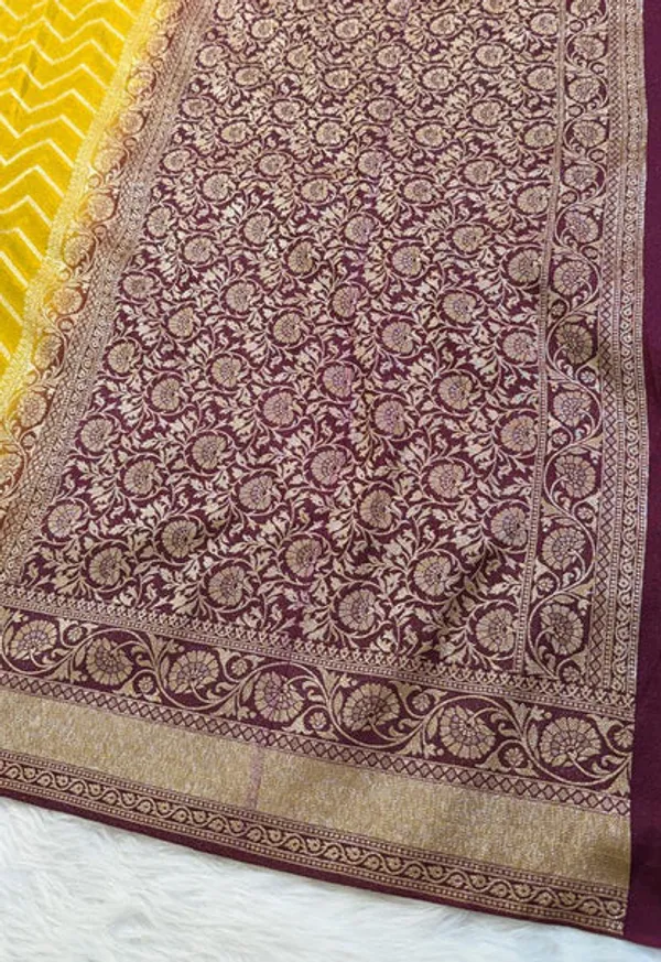 Mehendi_Green_Georgette_Banarasi_Saree