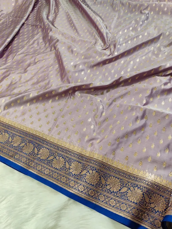 Lavender_Katan_Banarasi_Saree