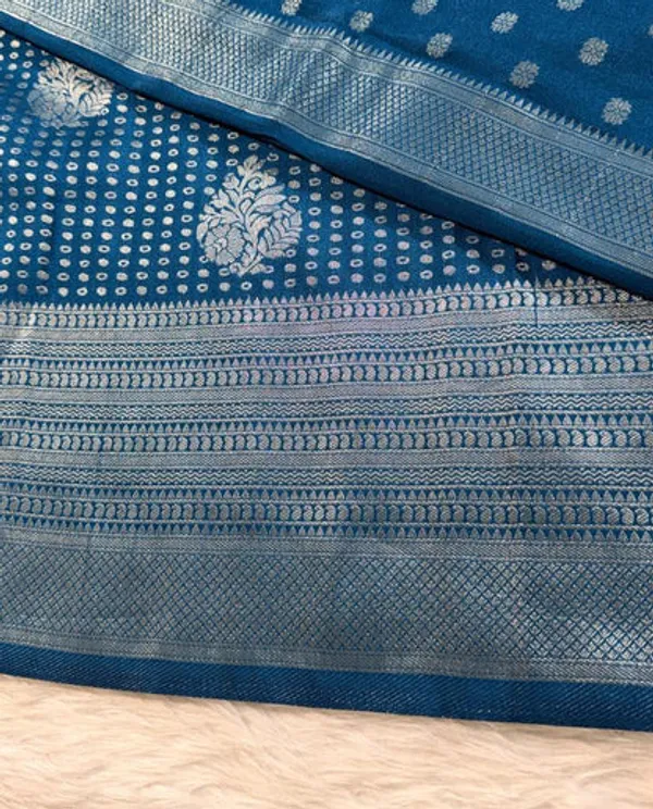 Blue_Semisilk_Banarasi_Saree