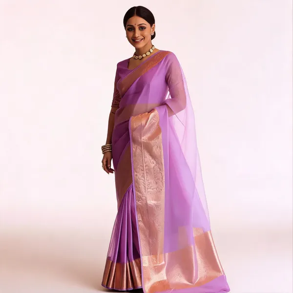 Purple_Organza_Banarasi_Saree