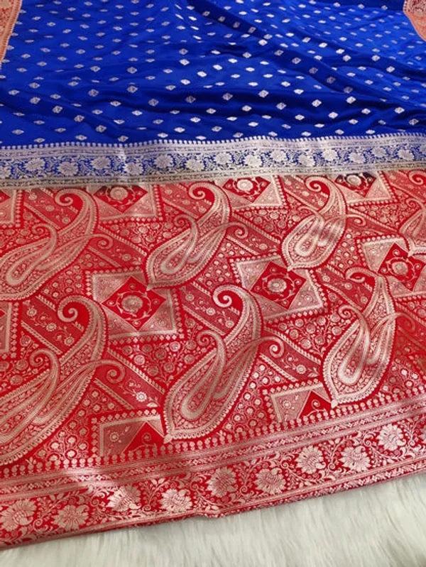 Royal_Blue_Mashru_Banarasi_Saree