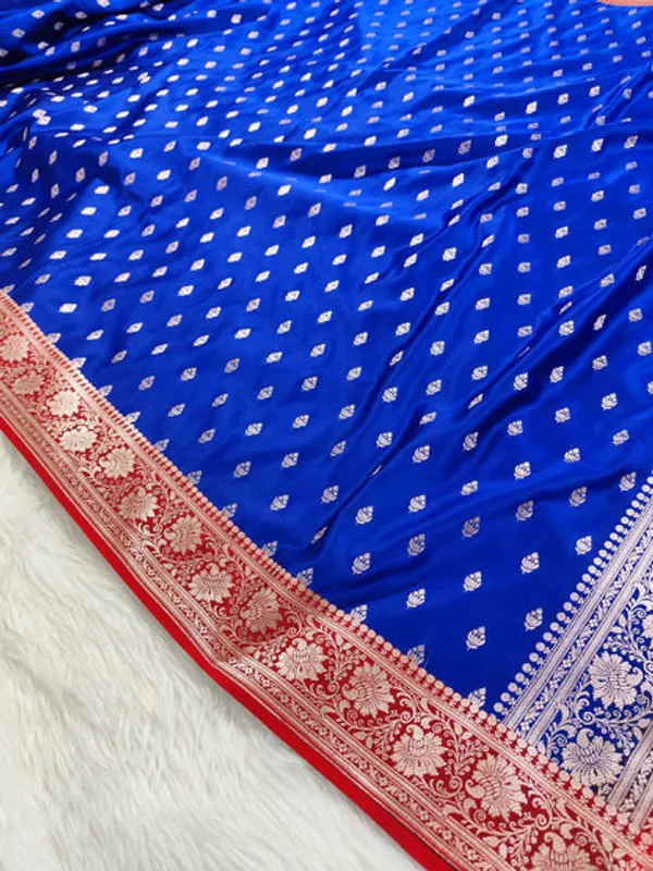 Royal_Blue_Mashru_Banarasi_Saree