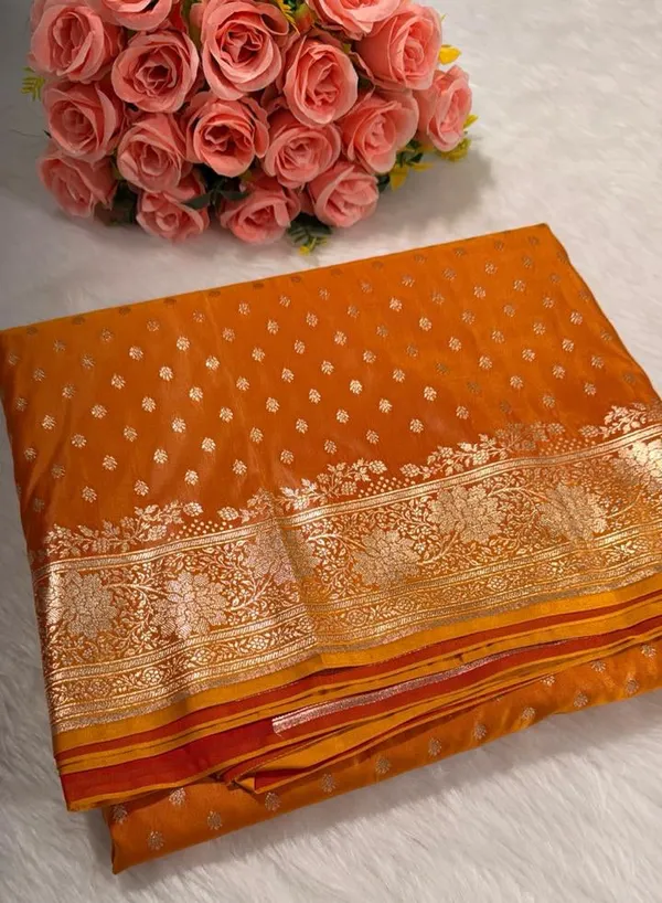 Yellow_Katan_Banarasi_Saree