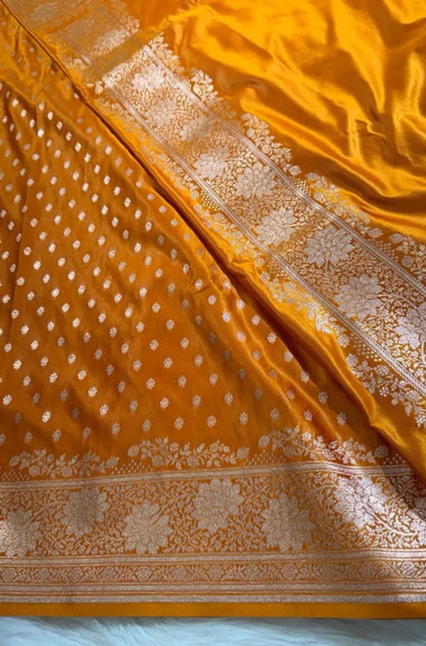 Yellow_Katan_Banarasi_Saree