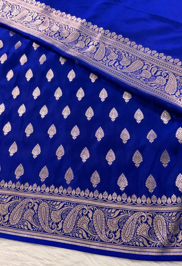 Royal_Blue_Mashru_Banarasi_Saree