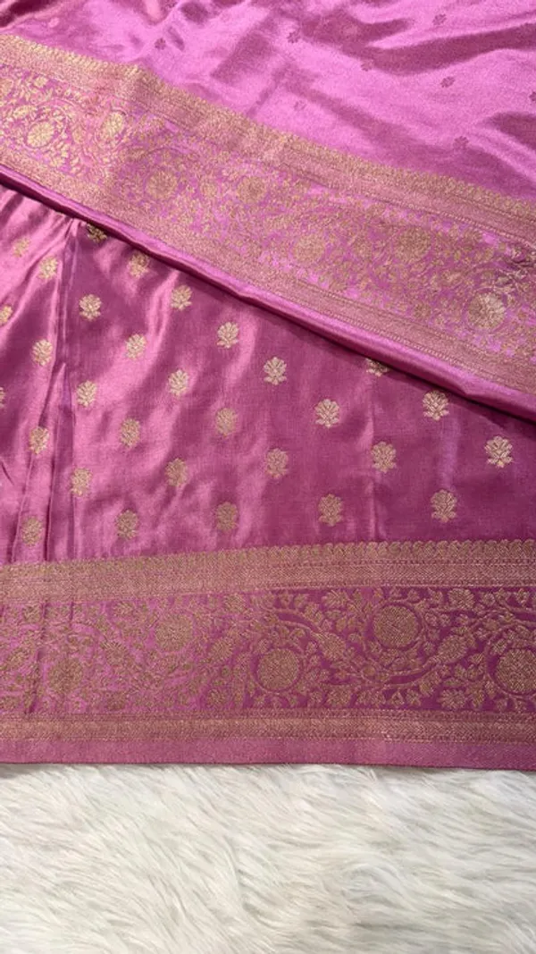 Onion_Pink_Satin_Banarasi_Saree