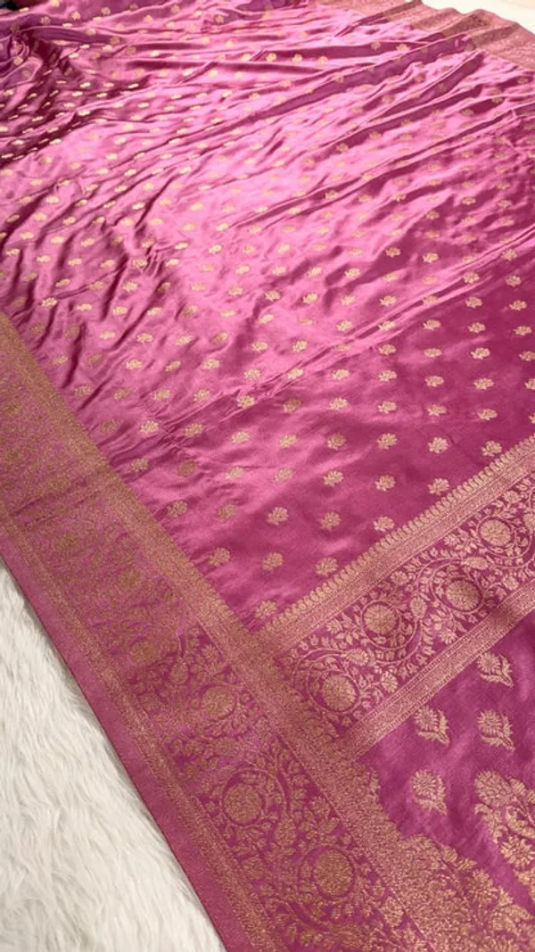 Onion_Pink_Satin_Banarasi_Saree
