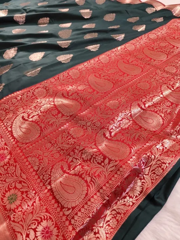 Green_Semisilk_Banarasi_Saree