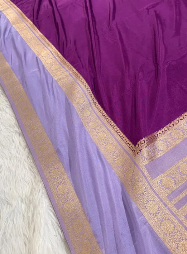 Purple_Semisilk_Banarasi_Saree