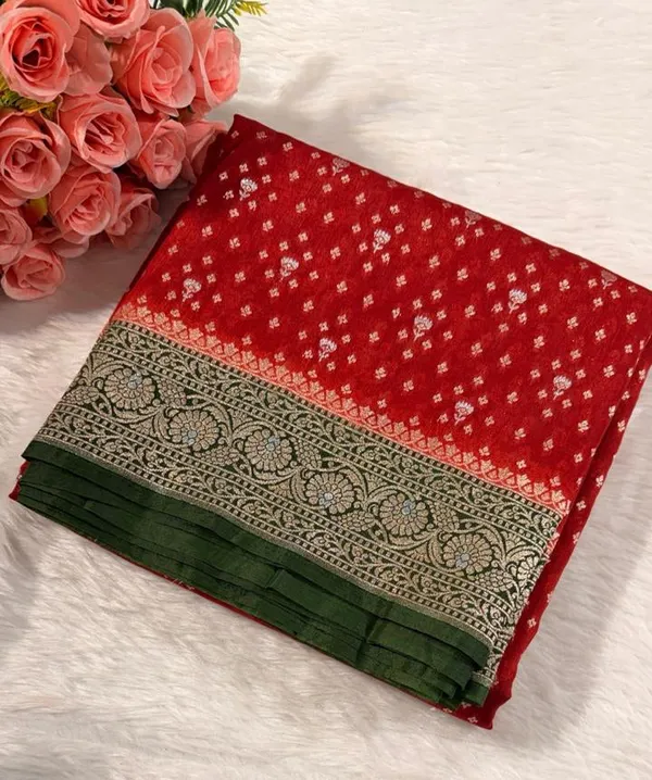 Red_Semisilk_Banarasi_Saree