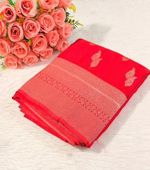 Red_Satin_Banarasi_Saree