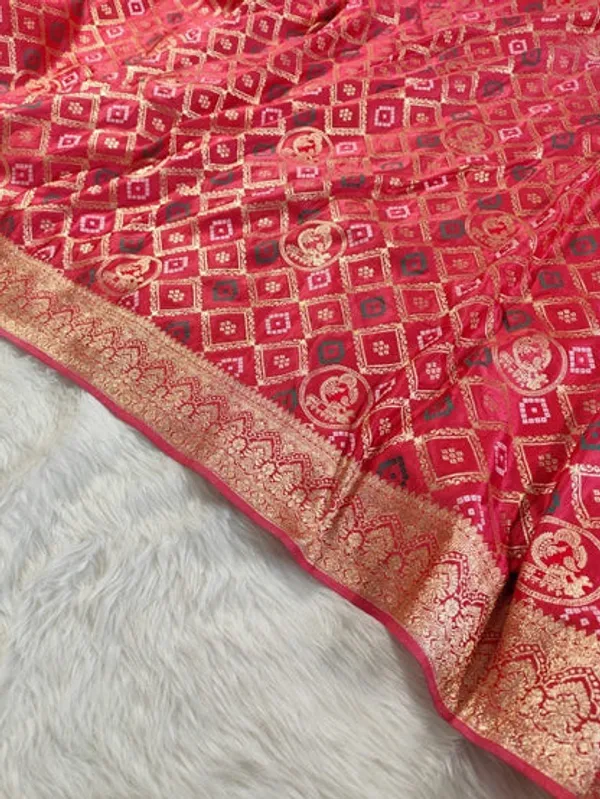Pink_Satin_Banarasi_Saree