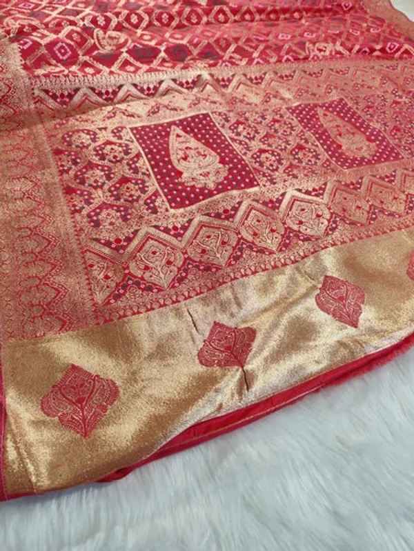 Pink_Satin_Banarasi_Saree