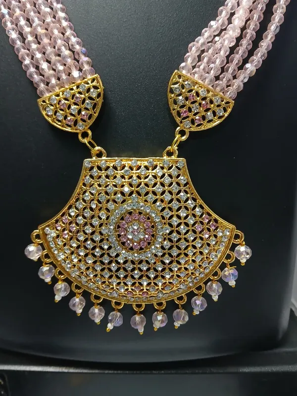 Gold_Tone_Beaded_Bridal_Jewellery_Set_for_Women