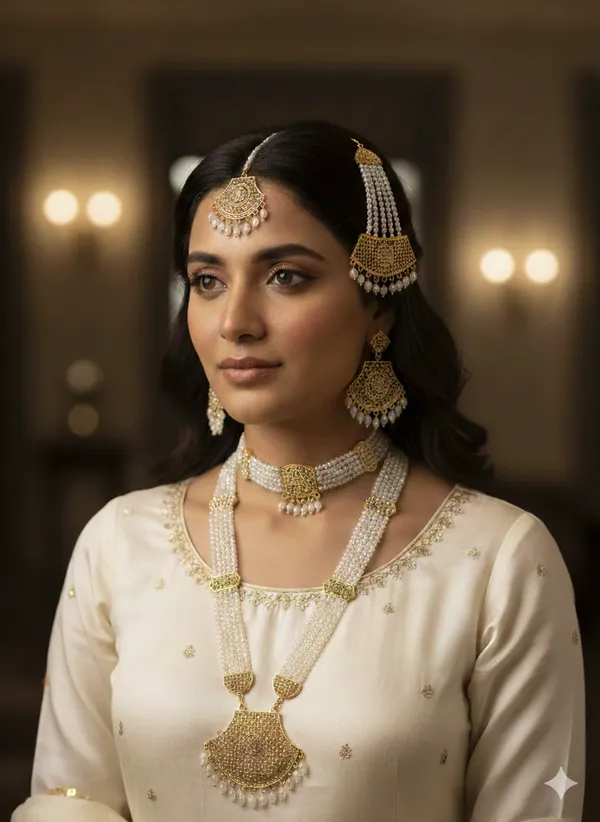 Gold_Tone_Pearl_Necklace_Set_for_Women