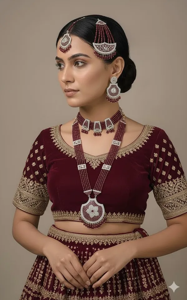 Gold_Tone_Beaded_Bridal_Jewellery_Set_for_Women