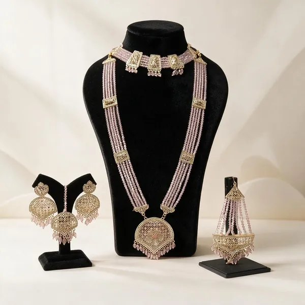 Gold_Tone_Crystal_Beaded_Necklace_Set_for_Women
