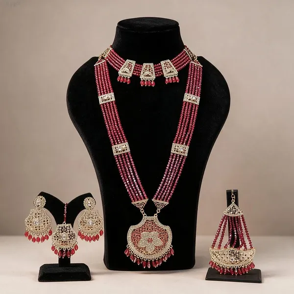 Maroon_Beaded_Traditional_Jewellery_Set_for_Women