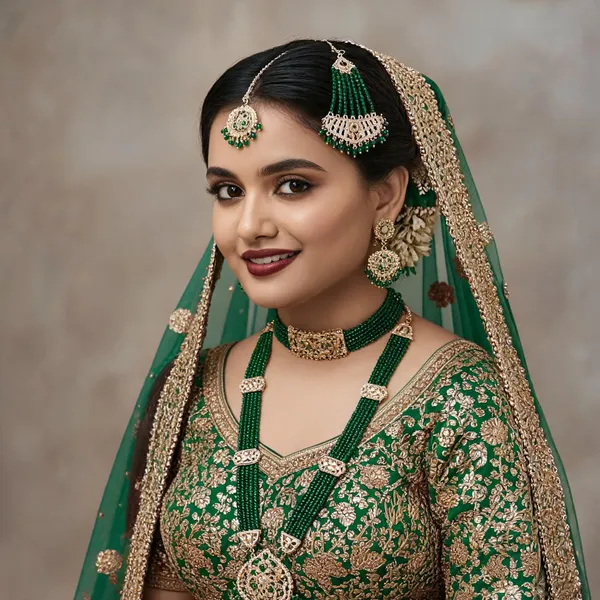 Green_Beaded_Traditional_Jewellery_Set_for_Women