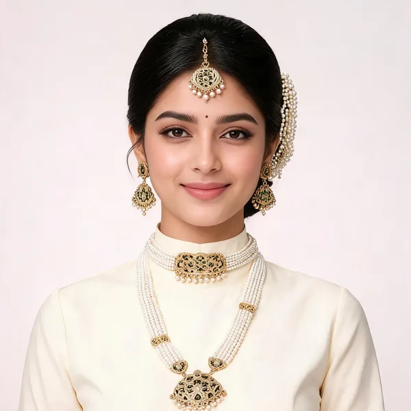 Gold_Tone_Pearl_Bridal_Jewellery_Set_for_Women
