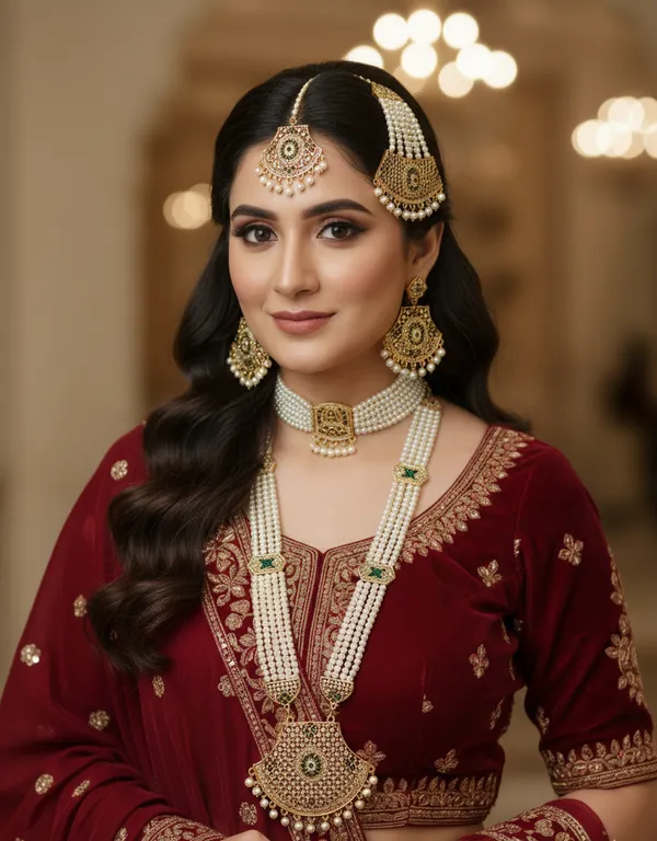 Gold_Tone_Pearl_Bridal_Jewellery_Set_for_Women