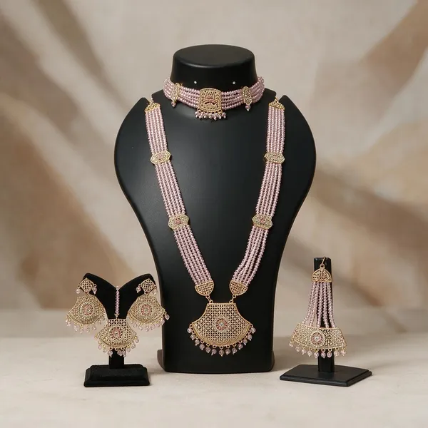 Gold_Tone_Beaded_Bridal_Jewellery_Set_for_Women