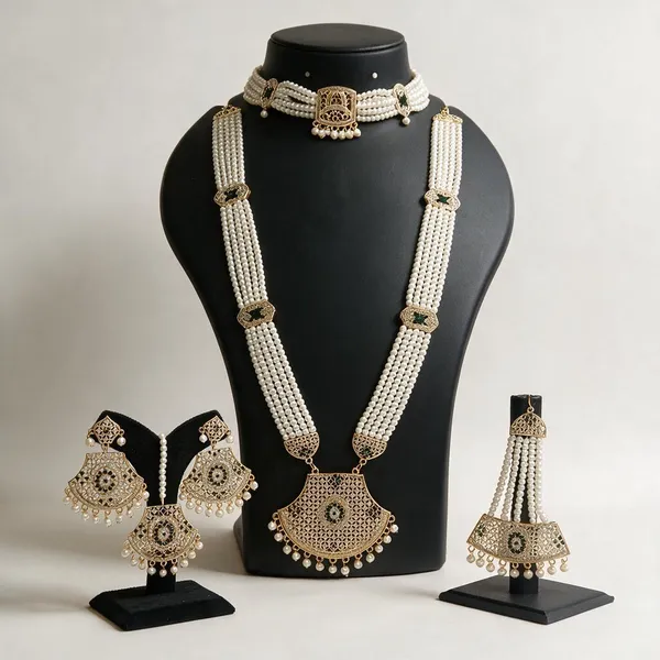 Gold_Tone_Pearl_Bridal_Jewellery_Set_for_Women