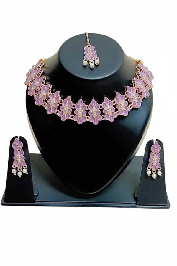 Purple_Floral_Necklace_Set_for_Women