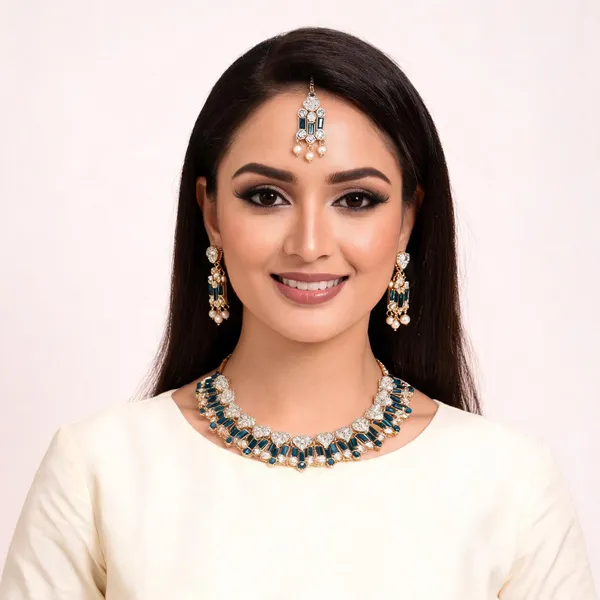 Blue_Gold_Tone_Jewellery_Set_for_Women