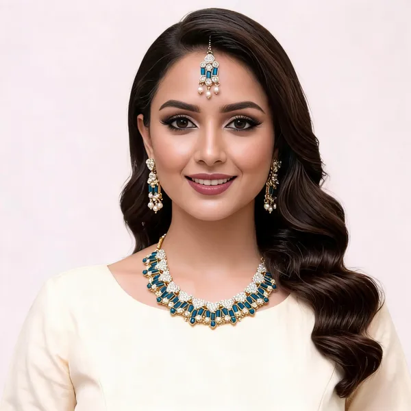 Blue_Gold_Tone_Jewellery_Set_for_Women