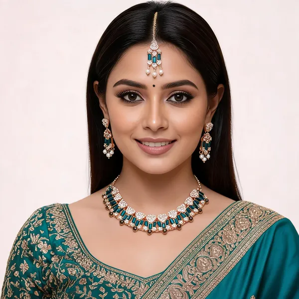 Teal_Gold_Toned_Traditional_Jewellery_Set_for_Women
