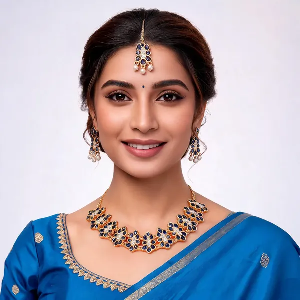 Gold-Tone_Blue_Stone_Jewellery_Set_for_Women