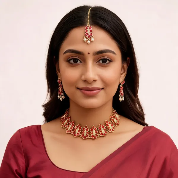 Red_Gold-Tone_Bridal_Jewellery_Set_for_Women