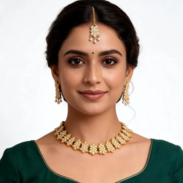 Gold_Tone_Floral_Jewellery_Set_for_Women