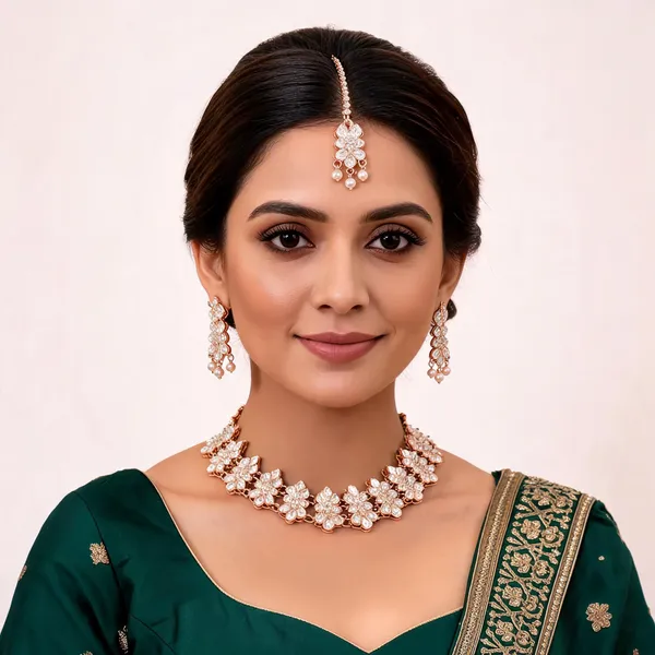 Rose_Gold_Floral_Jewellery_Set_for_Women