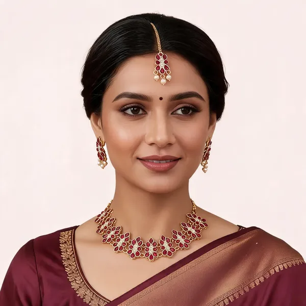 Red_Gold-Tone_Bridal_Jewellery_Set_for_Women