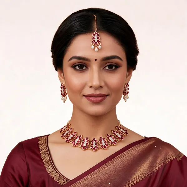 Red_Gold-Tone_Bridal_Jewellery_Set_for_Women
