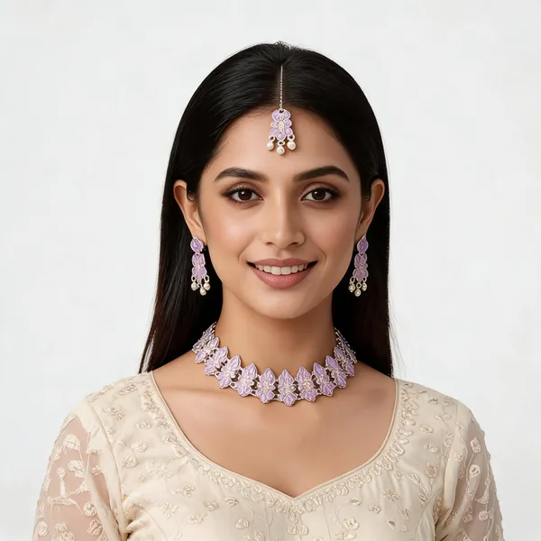 Lavender_Floral_Jewellery_Set_for_Women