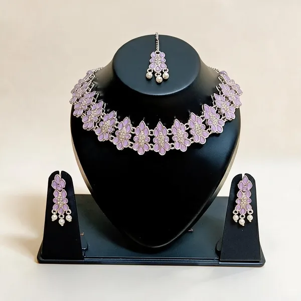 Lavender_Floral_Jewellery_Set_for_Women