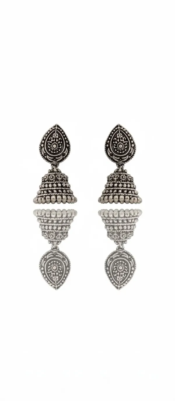 Silver_Oxidised_Jhumka_Earrings_for_Women