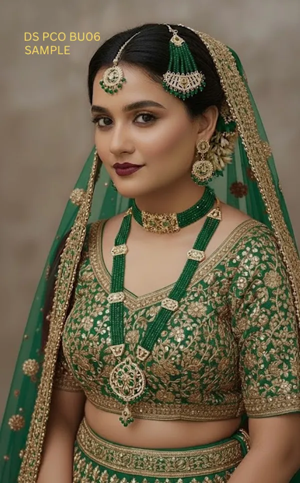 Green_Beaded_Traditional_Jewellery_Set_for_Women