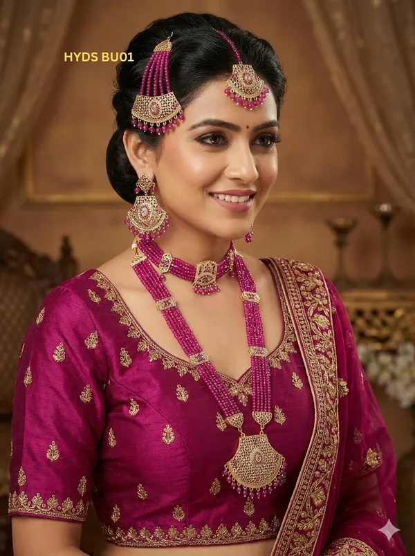 Gold_Tone_Kundan_Style_Necklace_And_Earrings_Set_for_Women