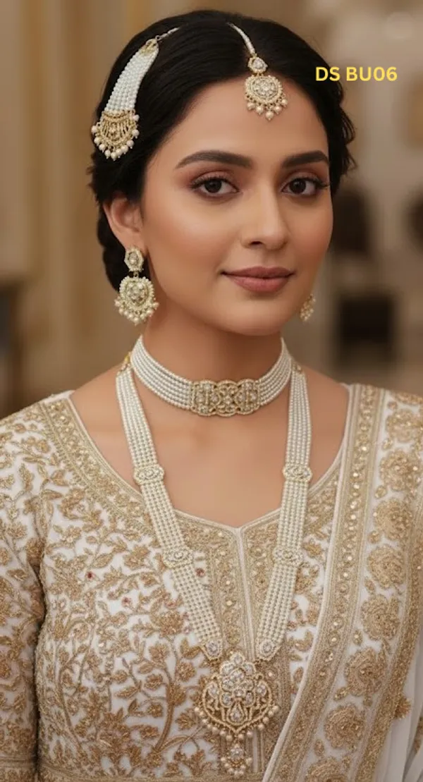 Gold-Tone_Pearl_Bridal_Jewellery_Set_for_Women