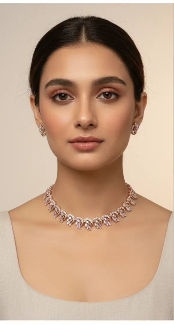 Multicolour_Stone_Necklace_And_Earrings_Set_for_Women